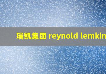 瑞凯集团 reynold lemkins